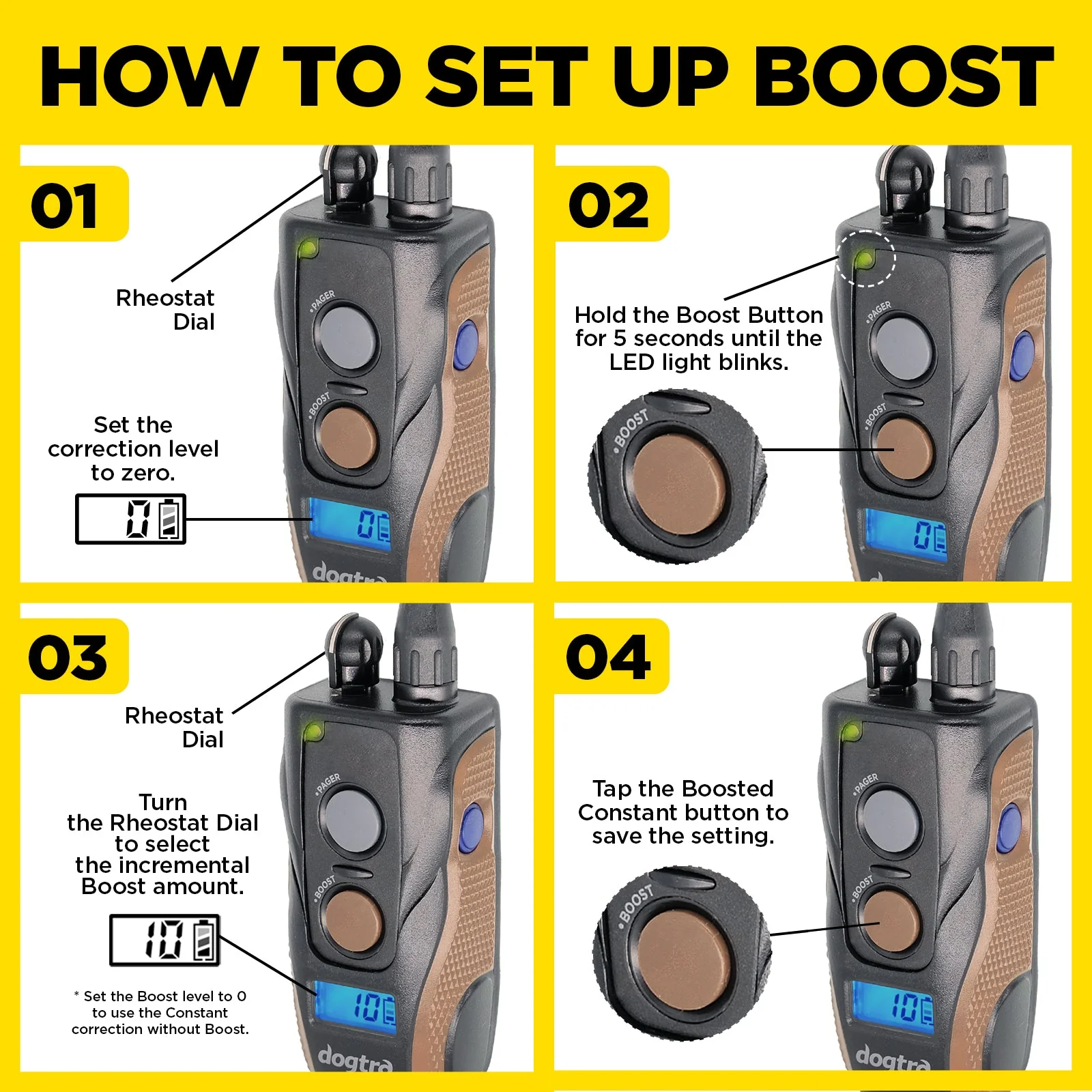 Dogtra 1900S Handsfree Plus Boost & Lock - Image 2
