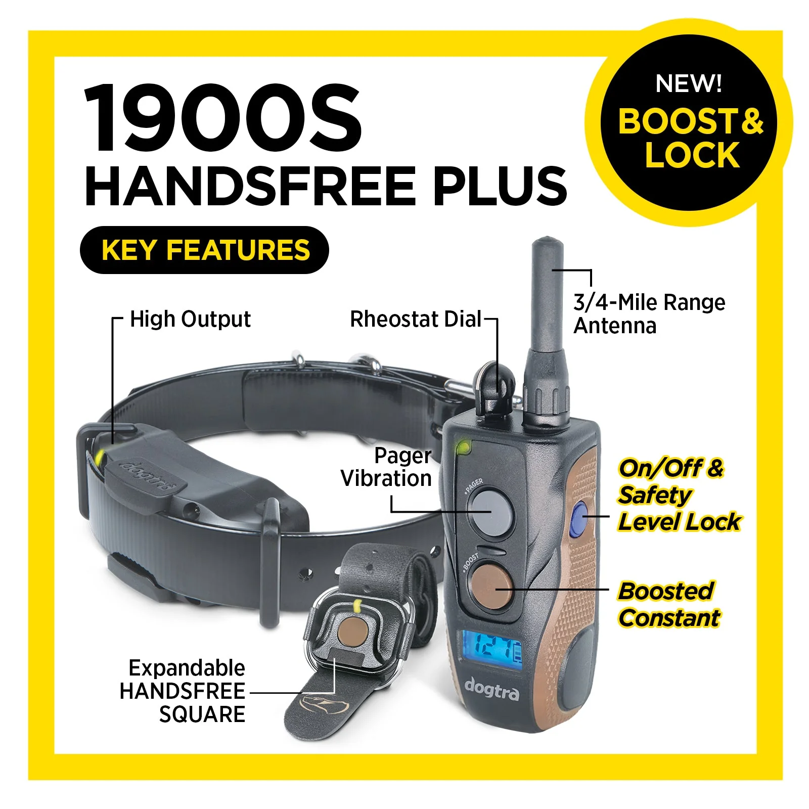 Dogtra 1900S Handsfree Plus Boost & Lock - Image 5
